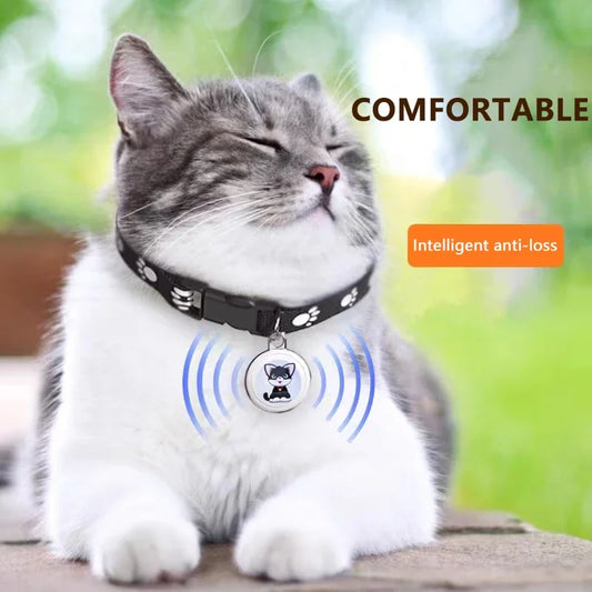 Wasserdichter Bluetooth GPS-Tracker für Haustiere – Echtzeit-Ortungsgerät für Hunde und Katzen